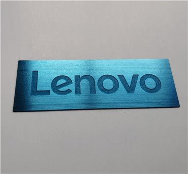 Autocollant de plaque en aluminium gravé