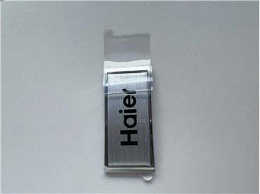 Électroforme autocollant de logo en métal nickel