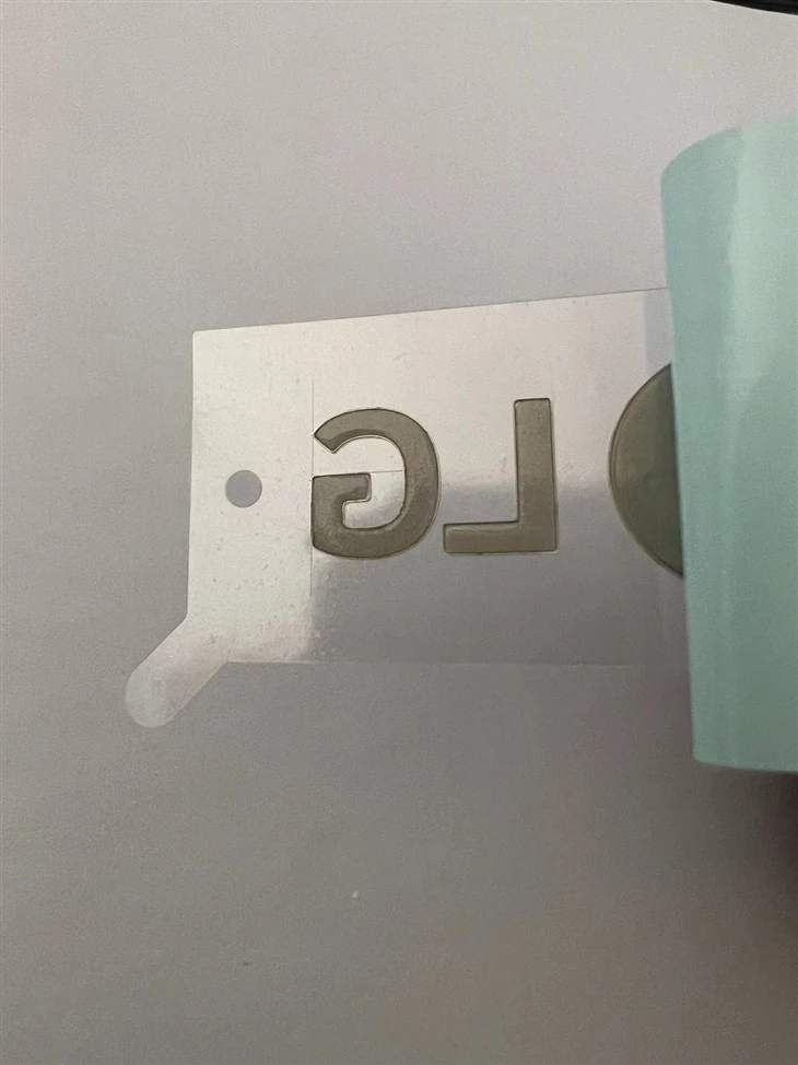 nickel logo sticker