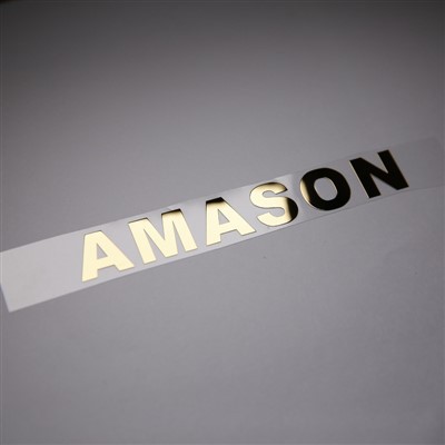 Electroformed Label Nickel Metal Logo