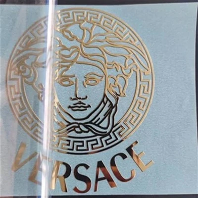 Logo en or électrolité en nickel en métal